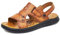 Sandales pour hommes ,Été Nu Pied Plage Sandales,Sandales Homme Cuir Marche Randonnée,Sandales Open Toe Douces,Confortable et respirant Sandales D'été Dehors,pour Maison,Plage,Piscine,Sport