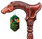 BeneCane Handmade Wooden Walking Stick for Men and Women, Detachable Horse Handle Walking Stick, Fashionable Unisex Cane with Ergonomic and Comfort Grip Handle
