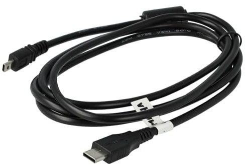 vhbw USB-C-Kabel Datenkabel kompatibel mit Nikon Coolpix P1, L19, L6, L14, L5, L4, L3, L18, L15, L2, P3, L16, P4, P2, L20 Kamera, Camcorder, 150 cm