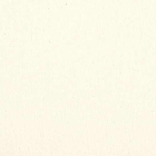 Kt KILOtela - Tela Loneta Tintada, Decoración, Tapizar, Cojines, Cortinas, Colchas, Bolsos, Manteles, 200 cm Largo x 280 cm Ancho, Color Blanco Roto, Beige, Natural 000, 2 Metro