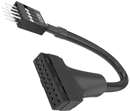 Lerpwige Cavo adattatore USB 3.0 a 2.0 per nuove schede madri USB 3.0 a 19 pin e dispositivi USB 2.0 a 9 pin
