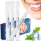 Stylo Blanchiment Dents (4 Stylos), Gel Blanchiment Dentaire Professionnel, Kit de stylo Blanchissant pour des Dents Blanches et Éclatantes, Blanchisseur de Dents Instantané qui Élimine Taches