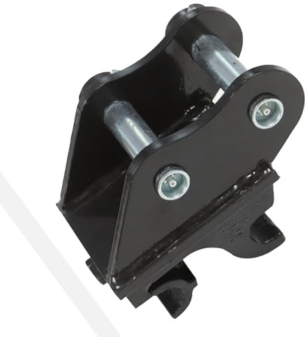 Attache Rapide Mécanique pour Mini Pelle 3 Tonnes | Acier Allié Compact, Portée de 92mm, Goupille de 25mm, Godet et Râteau Interchangeables, Outil d'Efficacité pour Excavatrice