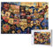 Puzzle 1500 Teile Weltkarte Puzzles für Erwachsene Retro HD Puzzel Anspruchsvolles und Lustig Kreatives Unterhaltungsspiel, DIY Holzpuzzle für Erwachsene Als Feiertage Geschenk fur Frauen M-876