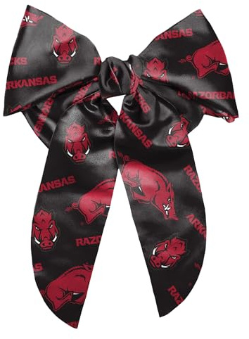 Littlearth NCAA Arkansas Razorbacks Big Bow Hair Clip