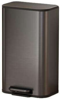 Poubelle, Poubelle de Cuisine en Acier Inoxydable, Grande capacité, for la Maison et Le Salon, pour l'intérieur(30L)