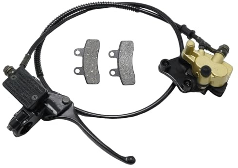 MospdyGear Vordere Scheibenbremse Hauptbremszylinder Bremssattel Mit Bremsbelägen, Ersatz Für 50cc 70cc 90cc 110cc 125cc 150cc Dirtbike Pitbike