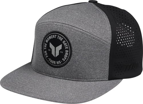 Thor MX Cross Badge Cap Kappe Hat schwarz grau