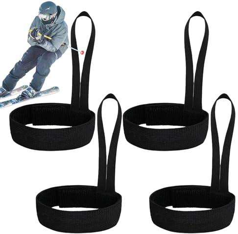 Sporthandschuh-Sicherheitsgurt, Skihandschuh-Handgelenkgurte 4 Stück