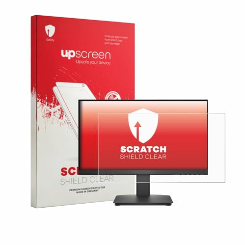 upscreen Schutzfolie für Dell 22 SE2225HM – Made in Germany, Kristall-klar, Kratzschutz, Anti-Fingerprint