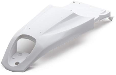 Kotflügel hinten Kunststoff kompatibel mit KTM LC4 640 E 2001/2006 LC4 640 Duke 2000/2006 LC4 400 E 1999/2001 weiß