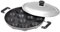 Tanish Trading Appam Patra Paniyaram Non Stick Pan,Takoyaki or Danish Aebleskiver Filled Pancake Pastry Pan, Appam Maker Set Of 1,12 Pits with Lid