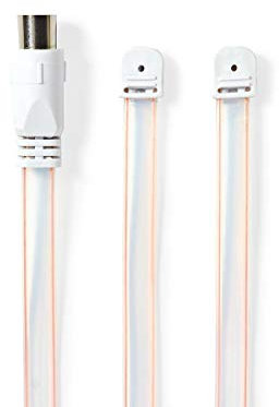 NEDIS FM Antenne für Innen und Ext erior 87,5-108 MHz Al