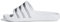 adidas Adilette Aqua Slides Kids, Infradito Unisex - Bambini e ragazzi, Cloud White / Silver Met / Cloud White, 37 EU