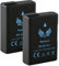 SK Lot de 2 batteries de rechange pour Nikon EN-EL14 1100 mAh EN-EL14A pour Nikon D3100 D3300 D3400 D3500 D5100 D5300 D5500 D5600 DF /CoolPix P7000 P780. 0.