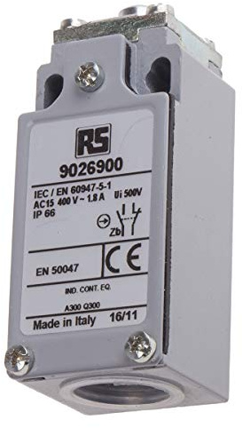 RS PRO Z11 Endschalter, Stößel 1 Schließer/1 Öffner, IP66, Zinklegierung 400V ac