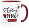 SpecialMe® Tasse Lieblings-Mensch personalisierbar mit Namen persönliche Geschenke kleines Dankeschön inner-bordeaux Keramik-Tasse