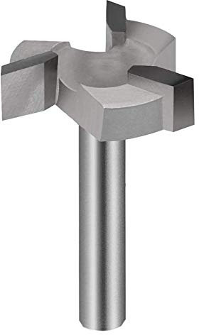 CNC Spoilboard Surfacing Router Bit 1/4 Shank,3 Flauto Lastre Router Bit Carbide Pialla Router Bit Trattamento Bordo Scanalatura Router Bit
