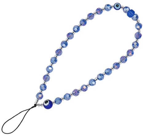 POPETPOP Pulseras De Dijes Lánico de Teléfonos Celulares con Cuentas de Bohemia Lanyard Long Mobile Phone Lanyard Colgando El Cuello Charms Charms Strap Señoras Pulseras