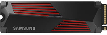 SAMSUNG 990 PRO avec dissipateur thermique SSD PCIeGen4 NVMe M.2 Disque dur interne SolidState, jusqu'à 7 450 Mo/s, vitesse rapide pour les jeux, contrôle de la chaleur, stockage et extension de