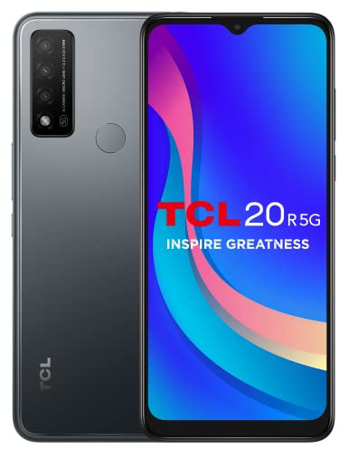 TCL 20R - Smartphone 64GB, 4GB RAM, Dual Sim, Granite Grey (Renewed)