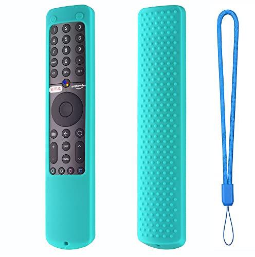 Coque de protection lumineuse pour Xiaomi Mi TV P1 50 43 P1E Q1 75 Q1E 55 XMRM-19 avec télécommande vocale Vert menthe