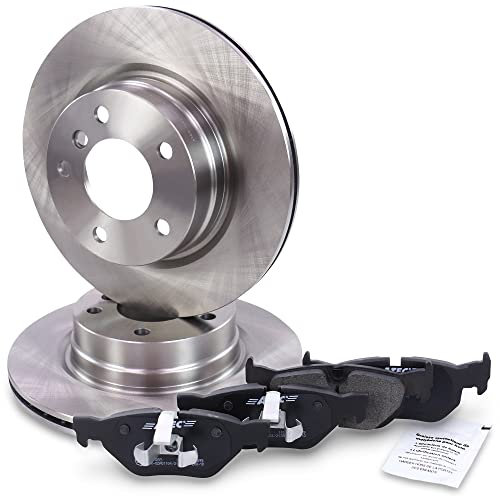 ATEC Germany Bremsenset Hinterachse inkl. Bremsscheiben Ø 300 mm Belüftet + Bremsbeläge Hinten Kompatibel mit BMW 1er (E81), 3er (E90), 3er Cabriolet (E93), 3er Coupe (E92), 3er Touring (E91)