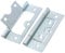 Large Silver Flush Cabinet Hinges Door Flush Hinges 60mm/2.5-Inch Heavy Duty Silver Flush Hinges for Cupboards and Cabinets Dresser Wardrobes Pack of 2.