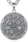 INFUSEU 7 Archanges Sceau Collier, Argent Sterling 925 Médaille Païenne Patron Pendentif Foi Chrétienne Angélique Bijoux Amour Divin Protection Bijoux Sceau Amulette Cadeaux pour Hommes