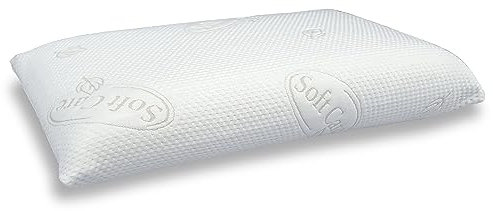 Sabeatex – Nackenstützkissen 80x40x15 cm - Orthopädisches Nackenkissen aus viscoelastischem Memory-Schaum. Memory Foam Kissen mit waschbarem Bezug. Hypoallergenes & Milbensicheres Kopfkissen