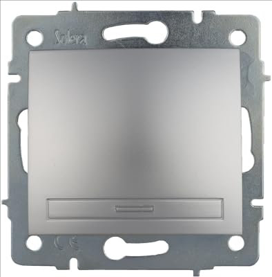 Conmutador de cruce 10AX 250V sin marco serie EuropaSOLERA ERP09AQCPlata