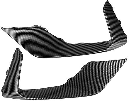 Auto Frontstoßstange Nebelscheinwerfer Kühlergrill für Ford Focus MK4 ST ST Line ST Line X 2019-2021 Unterseite Nebelscheinwerfer Grill Außenteile,B-Carbon Fiber