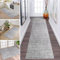 ZDYHMrj Teppich Läufer Flur Küche rutschfest waschbar Teppichläufer Lang 110X160CM Grau Korridor Teppichmatten Kücheteppich Schlafzimmer Wohnzimmer Flurmatten Breit 40-120cm