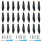 Tosiicop 24Pcs Mini 3 Propeller Ersatzpropeller Blätter Geräuscharm Flügel Luftschrauben für DJI Mini 3 Drohnenzubehör Exklusive Schrauben & Schraubendreher