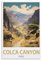 PuPLuM Colca Canyon Peru Vintage-Reiseposter, Querformat, 20 x 30 cm, Leinwand-Kunst-Poster für Wohnzimmer, Dekoration, Gemälde für Heimdekoration