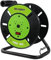 Ultra Explorer Extension Cord Storage Reel with 4-Grounded Outlets, Heavy Duty Open Cord Reel for 12/3 14/3 16/3 Power Cords, Portable Empty Hand Crank Electric Cord Roller Holder, Green
