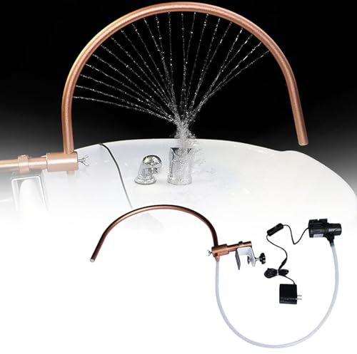 RIJPEX Head Spa Portable thérapie par l'eau Cadre de Sortie d'eau Cascade réglable tête de Circulation d'eau Dispositif d'eau de thérapie s'adapte à la Plupart des Lits de Bol de shampoing