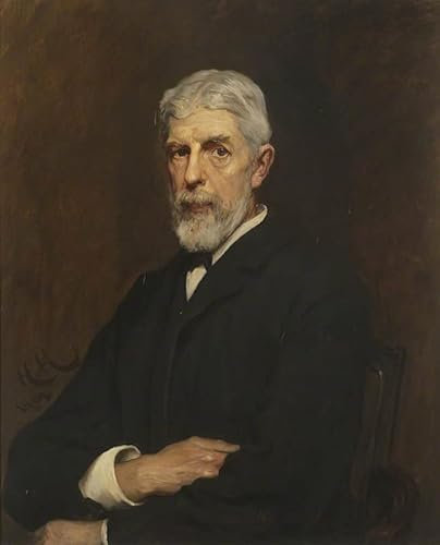 ENYLUFUT Berühmte Gemälde Art Leinwandbilder Drucken Ölgemälde Sir henry trueman wood sekretär und vizepräsident der society of arts von sir hubert von herkomer für Schlafzimmer Home Decor 60x90cm