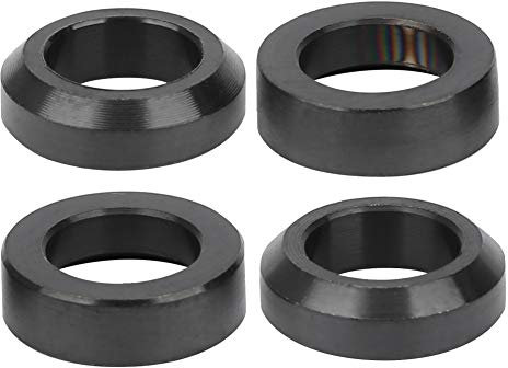 ANKROYU Konkav-Konvex-Abstandshalter, Scheibenbremsen-Unterlegscheibe aus Ti-Legierung, Leichter Abstandshalter für Scheibenbremsenschrauben,