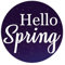 50 Stück Aufkleber Hello Spring Decals Geschenkanhänger Vinyl Aufkleber Zitat Aufkleber für Wasserflaschen Laptop Umschlag Dichtungen Goodie Bags 10,2 cm