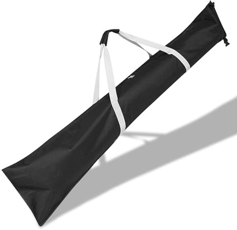 BORDEAG Sac De Ski et Voyage - Housse De Rangement pour Skis avec Sangle De Transport (185×33cm)