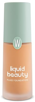 WYCON Cosmetics Liquid Beauty Foundation, flüssig, Satin, Concealer für den Teint, Augenringe mit natürlicher Abdeckung, 10 Intensitäten, Beige