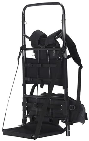 Schwerer Tragerucksack-Rahmen, Klapptasche, Rahmen, Ausrüstungsrucksack, verstellbare Schultergurte zum Wandern, Outdoor-Aktivitäten, Reisen