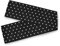 White Dots on Black Background Coffee Table Runner, 13x70inches, Gold Party Decorations Reusable Peach Table Runner 70 Long