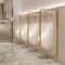 Toilettentrennwand, Wandmontierter Urinal-Sichtschutz, Wasserdichte Urinal-Sichtschutzwand für Männer, Toilettenschutztrennwand für Kindergärten, Schulen, Einkaufszentren, 1 STÜCK(Gold)
