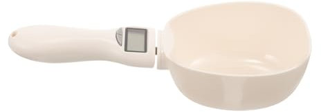 FUNNETOYU Cucchiaio Digitale Per Alimenti Per Cani Bilancia Elettronica Con Manico Staccabile Display Digitale Misura Precisa Di Cibo Per Animali Domestici Design Compatto e Leggero