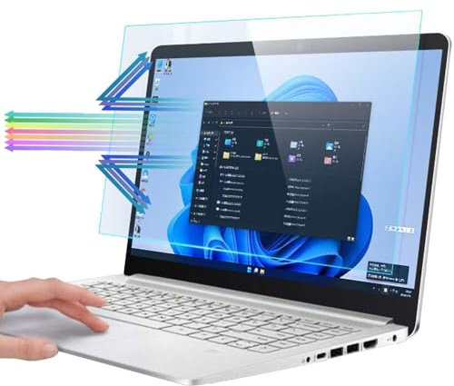 14.6 Inch Anti Blue Light Laptop Screen Protector,Eye Protection Anti Glare Anti Scratch Computer Screen Cover for Lenovo Hp Dell Acer Asus Samsung 14.6 Laptop with 16:9 Aspect Ratio (14.6 Inch)