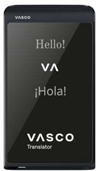 Vasco Translator Q1 | AI Voice Cloning Language Translator Device | 113 Languages | Free Lifetime Internet in Nearly 200 Countries | Phantom Black