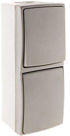Zenitech - Wechselschalter + 16A 2P+T wasserdichte Steckdose - IP55 - Orok