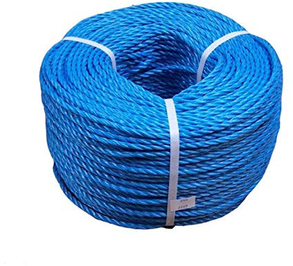 Bobine di corda in polipropilene blu da 8 mm, lunghezza del taglio di 40 metri
